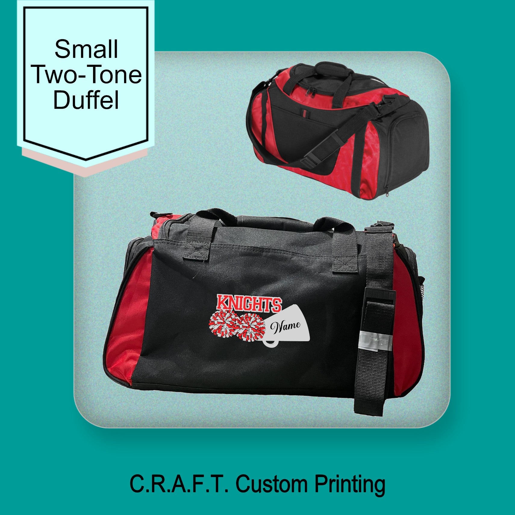 Knights Duffle Bag Craft Custom Printing